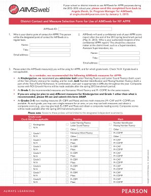 Fillable Online District Contact and Measure Selection Form for Use of ...
