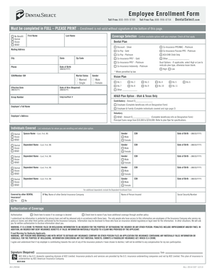 Employee Enrollment Form