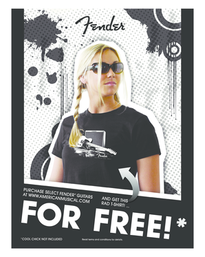Fender Standard Stratocaster T-Shirt Promotion Form