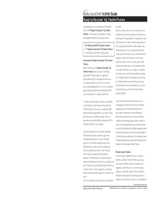 Ready-to-Decorate My Timeline Posters