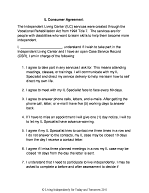 IL Consumer Agreement