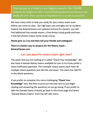 California Notary Exam Study Guide