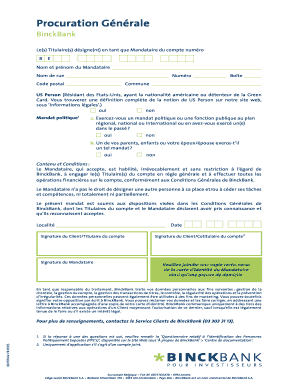 Procuration Générale