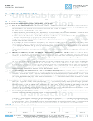 Residential Immovable Purchase Promise