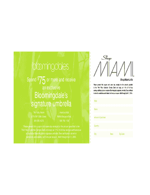 Bloomingdale's Coupon Booklet