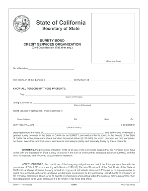California Lease Agreement