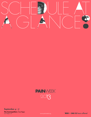 PAINWeek Conference Registration Form