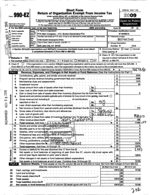 Form 990-EZ Tax Return