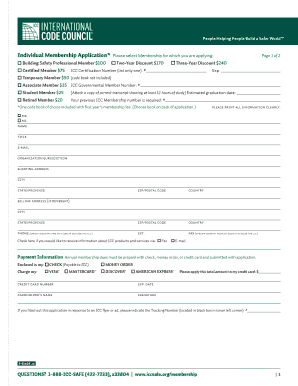 ICC Membership Application Form
