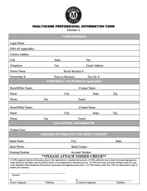 Medallion Bank Healthcare Professional Agreement