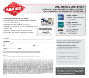 Simrad Yachting Rebate Form