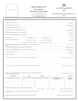 Auftrag zur Visumbeschaffung