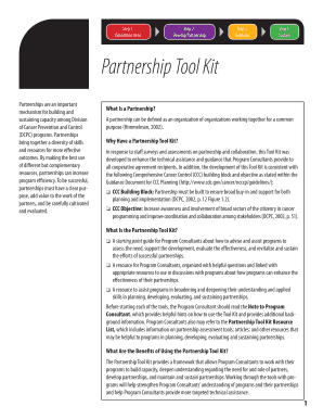 Partnership Tool Kit