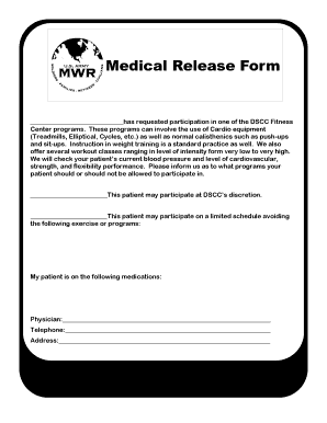Medical Release Form