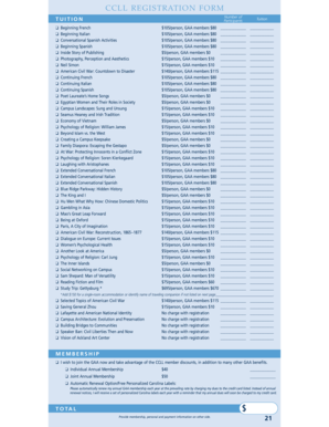 CCLL Registration Form