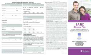 Discount Medical Plan Application - Basic Care