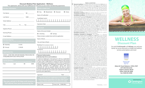 Discount Medical Plan Application