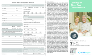Discount Medical Plan Application - SilverCare