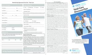 Careington Total-Care Membership Agreement