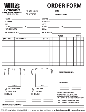 Order Form