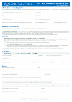 Distributoren-Vereinbarung