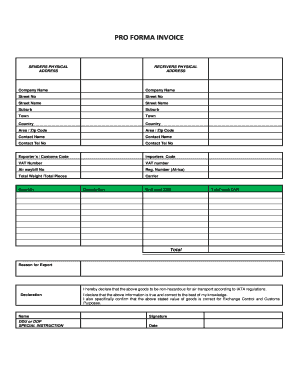 Export-Pro-Forma-Invoice-Template - Royale Africa