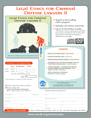 Legal Ethics for Criminal Defense Lawyers II