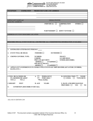 Atlantic Casualty Insurance Event Application