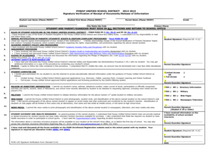 Poway Unified School District Signature Verification Form