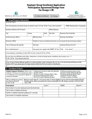 Employer Group Enrollment Application