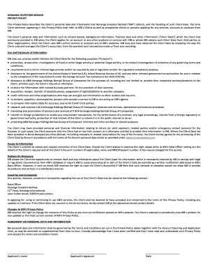 Kenanga Investors Berhad Privacy Policy