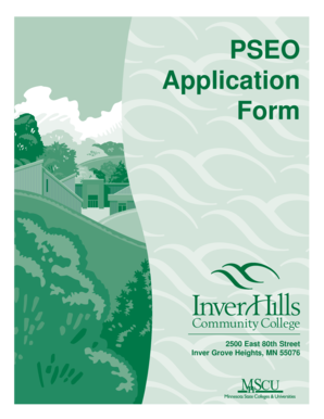 PSEO Application Form