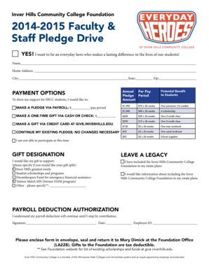 Payroll Deduction - Inver Hills Community College - inverhills