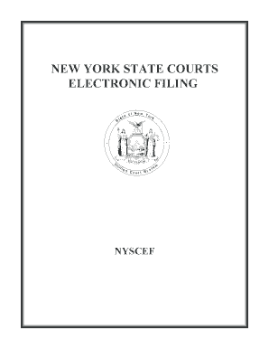 New York State Courts Electronic Filing Authorization