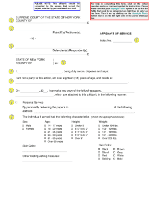 Affidavit of Service