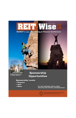 2009 REITWise Brochure:L&A Sponsorship Brochure - REIT.com