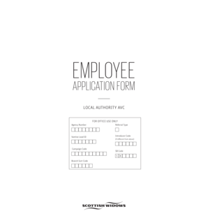 Local Authority AVC Application Form