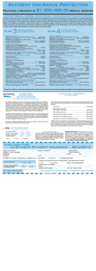 Student Accident Insurance Enrollment Form