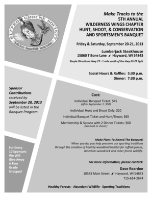 BHaywardWI132013b Flyer Layout - Ruffed Grouse Society - ruffedgrousesociety