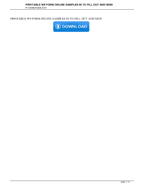 Fillable Online DOWNLOAD PRINTABLE W9 FORM ONLINE SAMPLES IN TO FILL ...