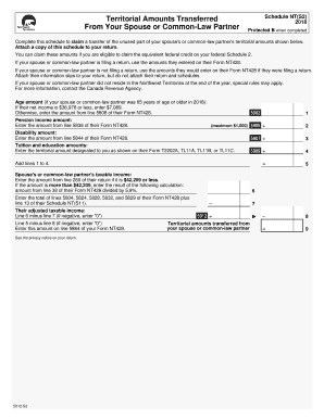 Fillable Online Schedule NT(S2) Fax Email Print - pdfFiller