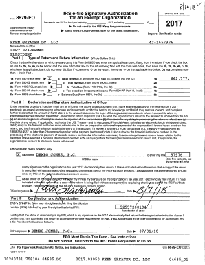 Fillable Online IRS e-file Signature Authorization - IRS.gov Fax Email ...