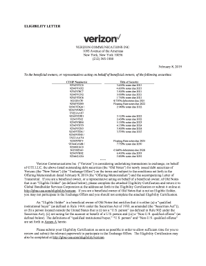 Verizon Exchange Offer - Eligibility Letter.doc