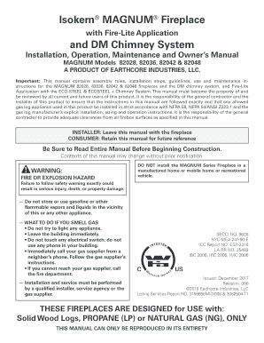 Fillable Online Isokern Standard 36 Installation Operation