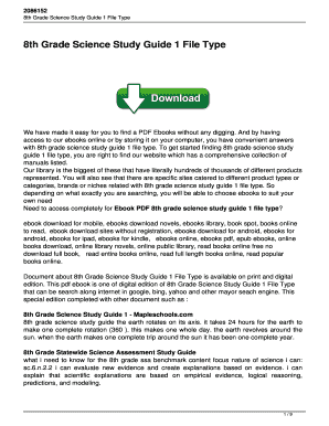 8th grade science worksheets fill online printable fillable blank pdffiller