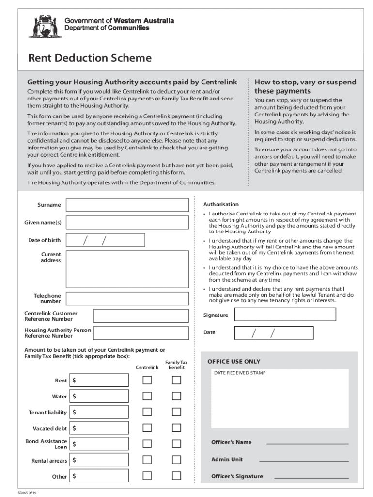 centrelink rent certificate form su523 download Preview on Page 1