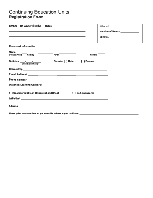 Form preview