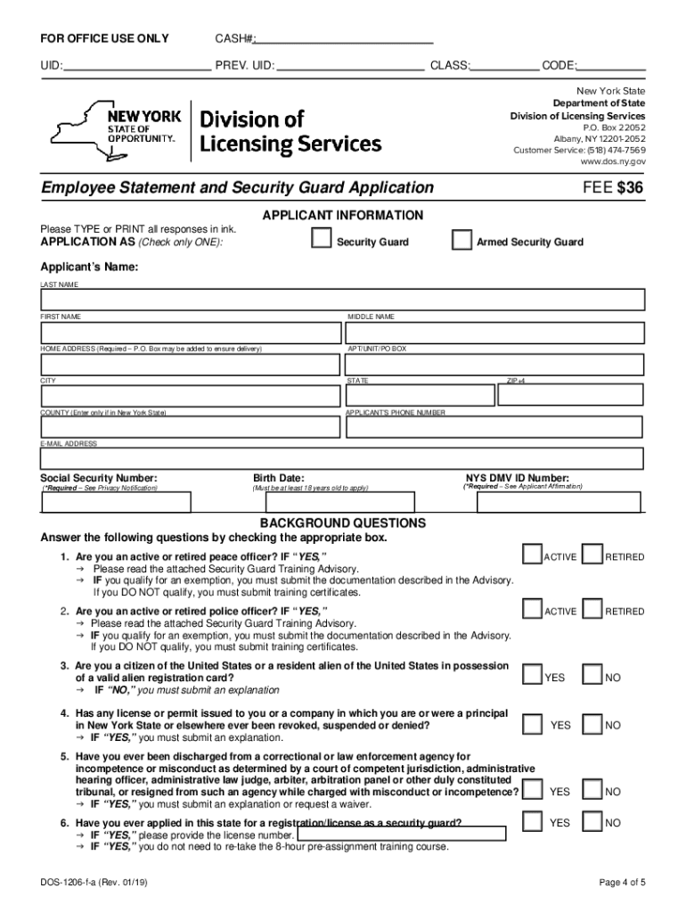 2019 Form NY DOS1206fa Fill Online, Printable, Fillable, Blank pdfFiller