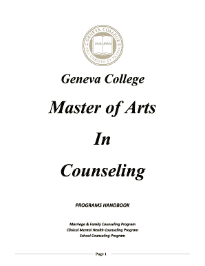Geneva College Master of Arts In Counseling