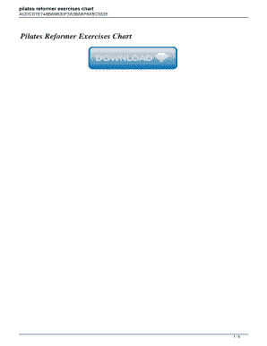 Pilates Reformer Exercises Chart. Pilates Reformer Exercises Chart